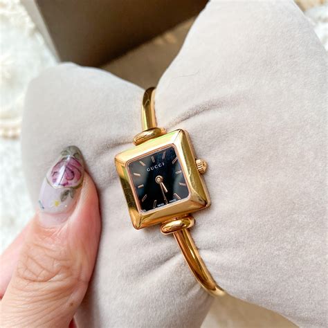 gucci vintage square watch|vintage gucci watches for men.